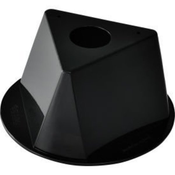 Global Equipment Inventory Control Cone, Black Black